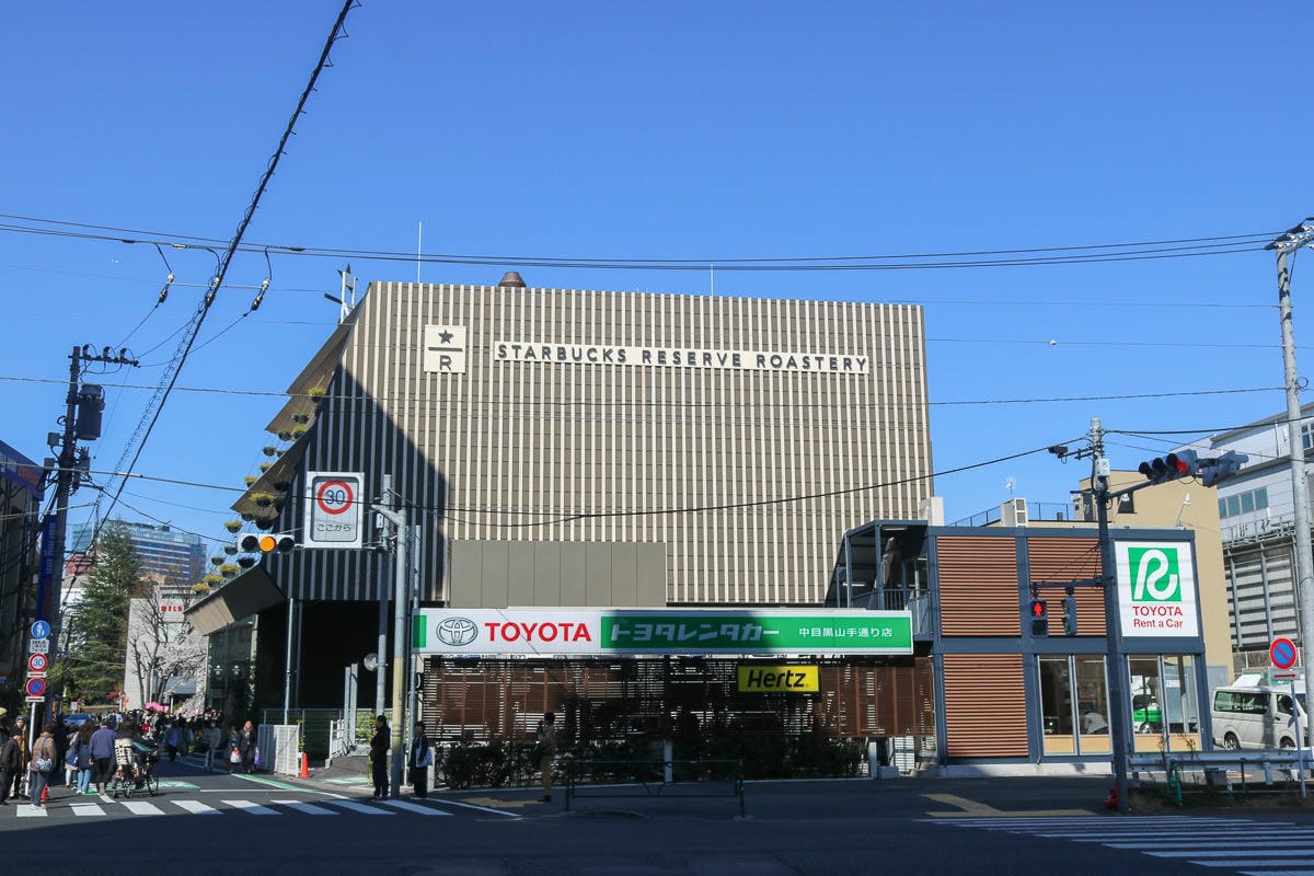 東京星巴克旗艦店。中目黑沒櫻花也要去的景點星巴克臻選