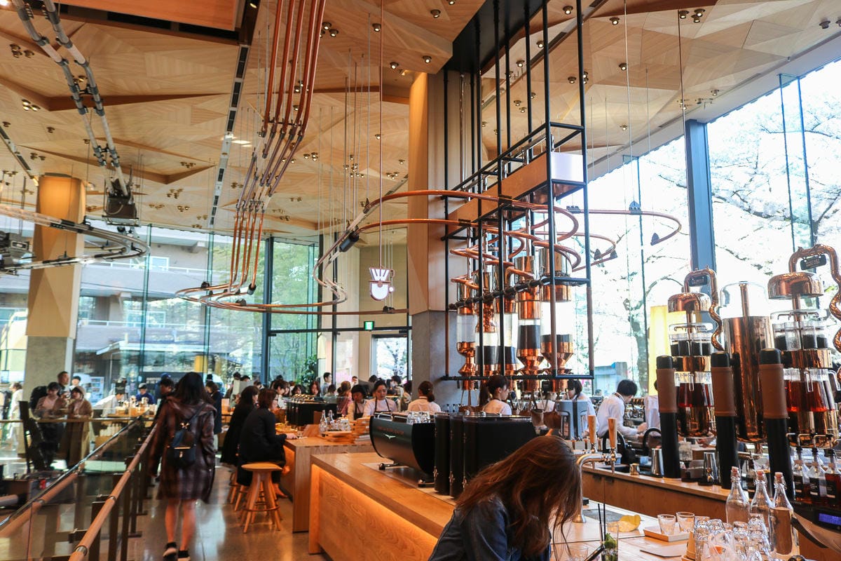 東京星巴克旗艦店。中目黑沒櫻花也要去的景點星巴克臻選