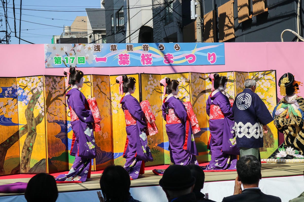 淺草祭典江戶吉原花魁遊街值得看，四月一葉櫻祭登場！