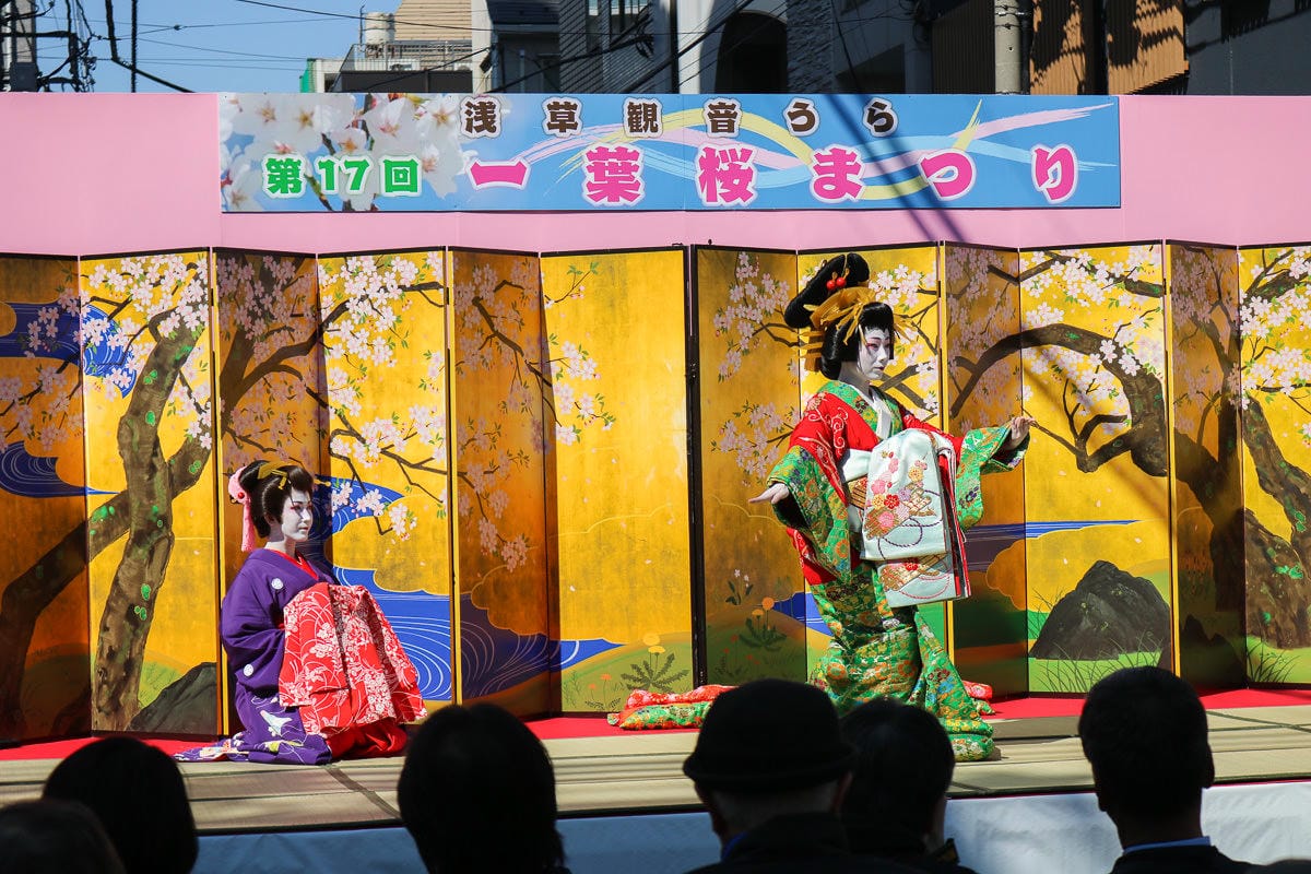 淺草祭典江戶吉原花魁遊街值得看，四月一葉櫻祭登場！