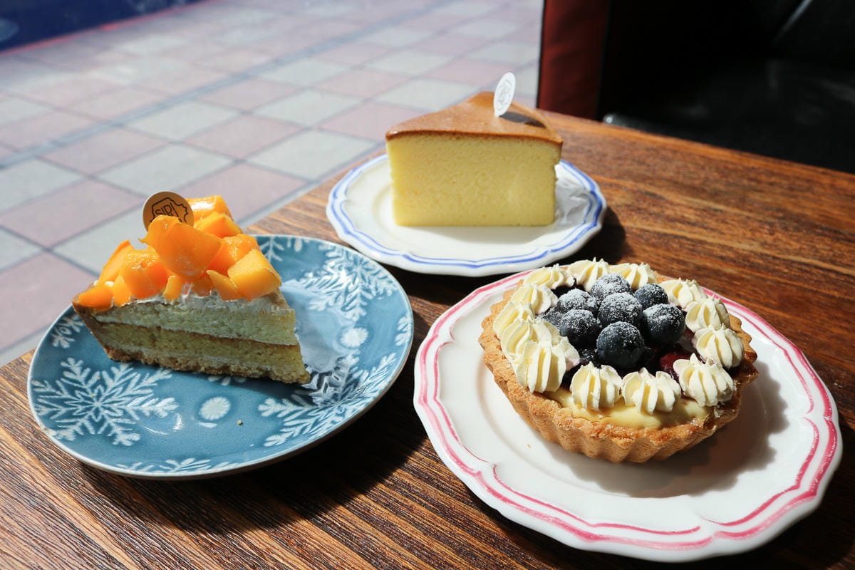 從內湖出發！天母藍白小鎮這樣的甜點價格可以嗎？