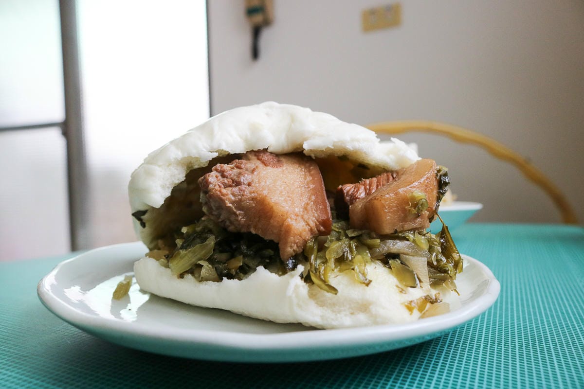 台北內湖285巷豪棧潤餅割包，捷運西湖旁輕食下午茶