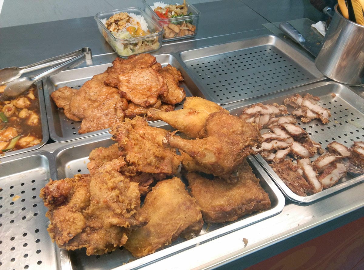 內湖美食豐禾便當加入午餐戰場，厚切排骨好吃內湖江南店有外送