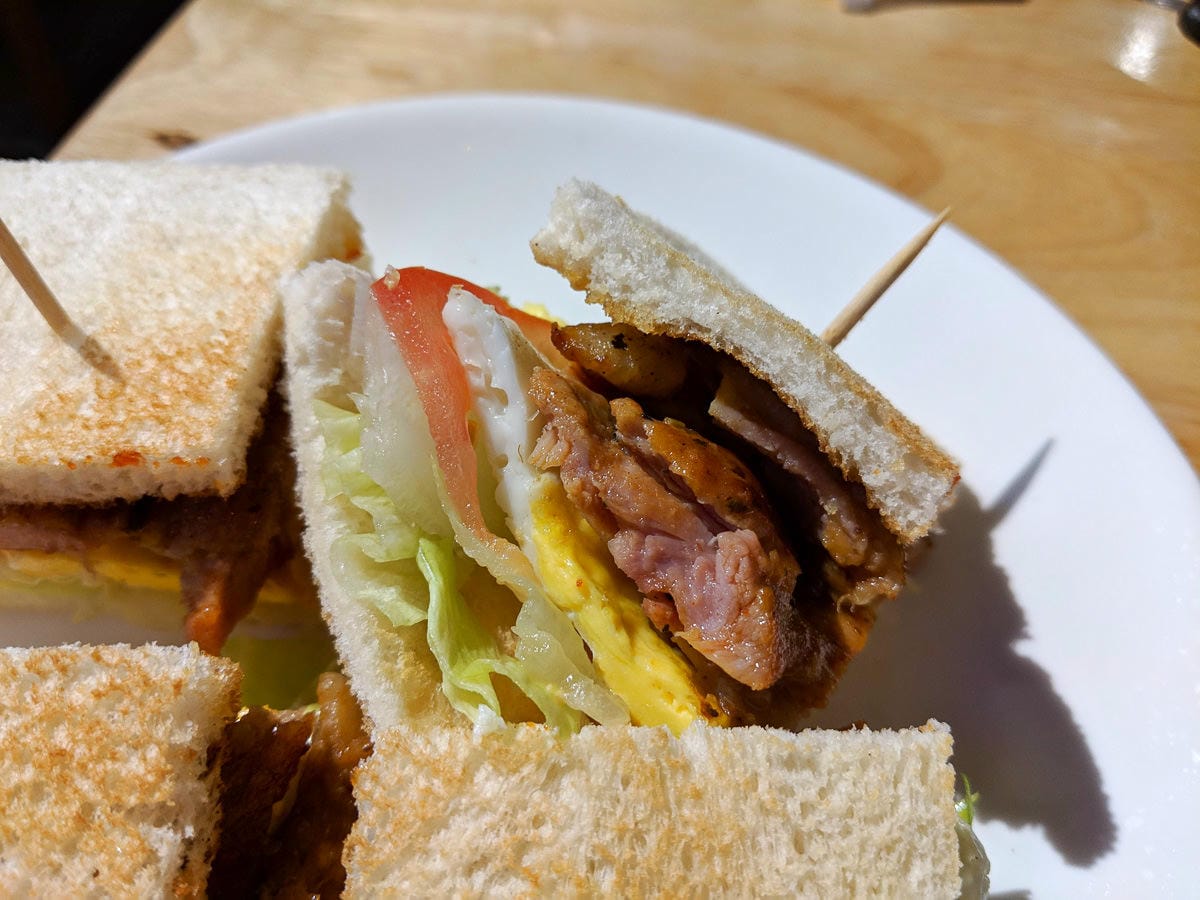 內湖清晨早午餐推薦，爬山後補充體力剛好還外送喔