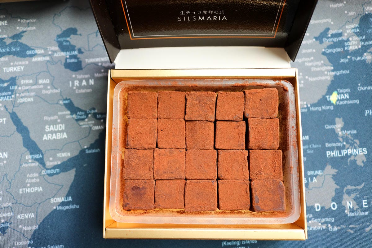 橫濱伴手禮日本生巧克力創始店Sils Maria好吃超越Royce