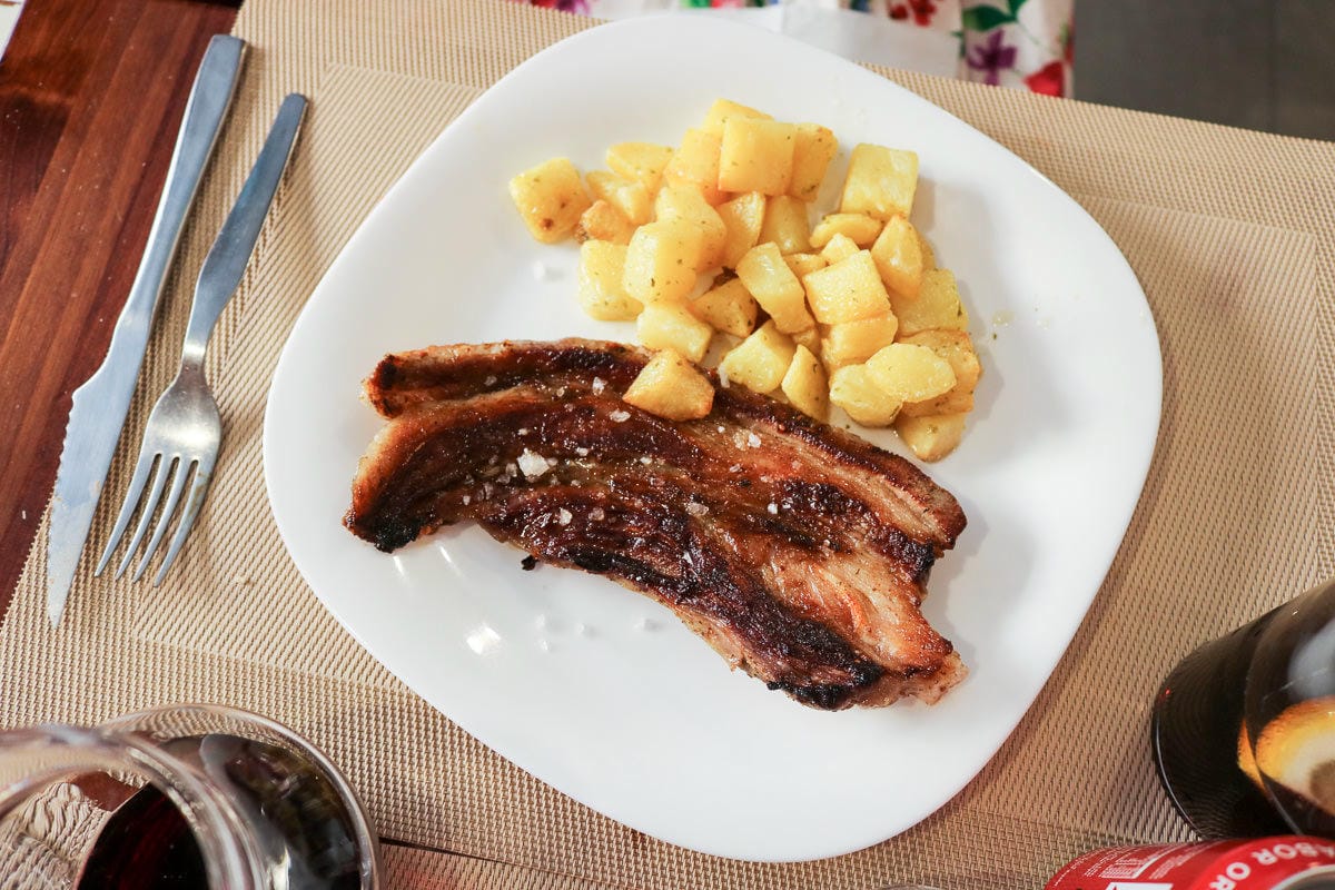 馬德里近郊埃納雷斯堡餐廳La Bistró Cervantina每日特餐超級棒