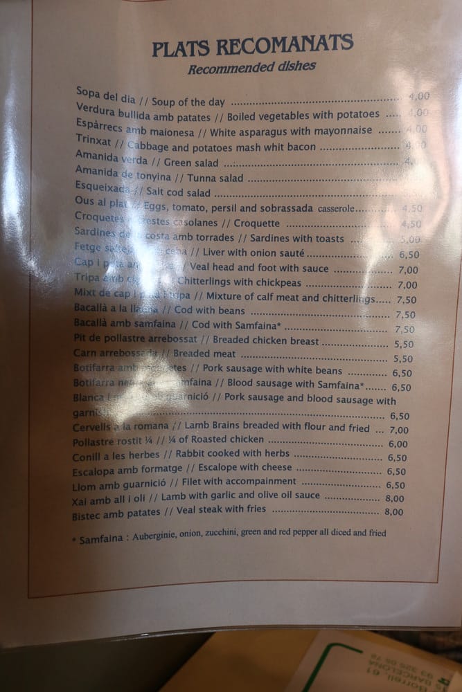 巴塞隆納美食Can vilaro加泰隆尼亞傳統黑暗料理界驚奇菜