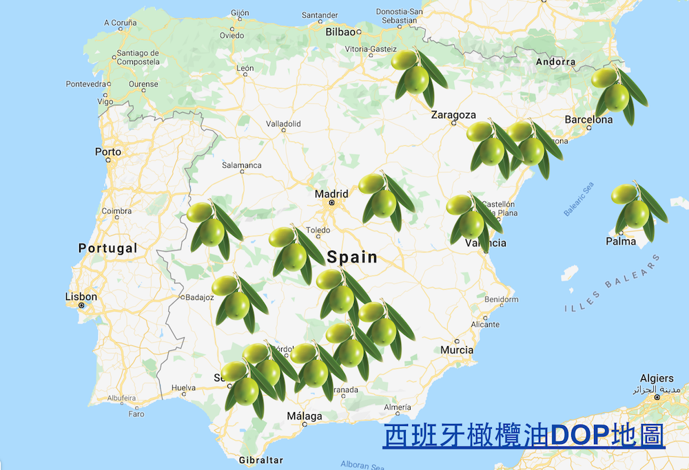 西班牙橄欖油產地