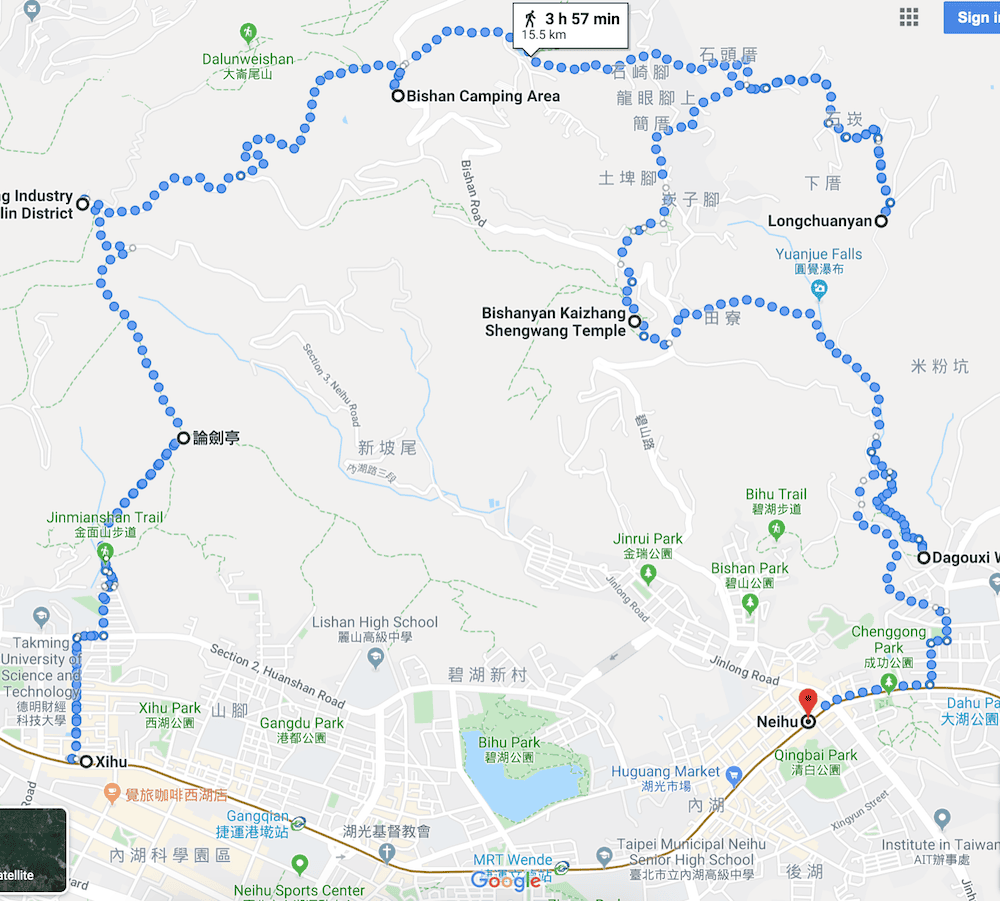 朝聖之路練走背包準備、台北健行路線行程練習、常見QA - 第9張圖 老蝦朝聖練走團內湖路線假日平日台北登山健行