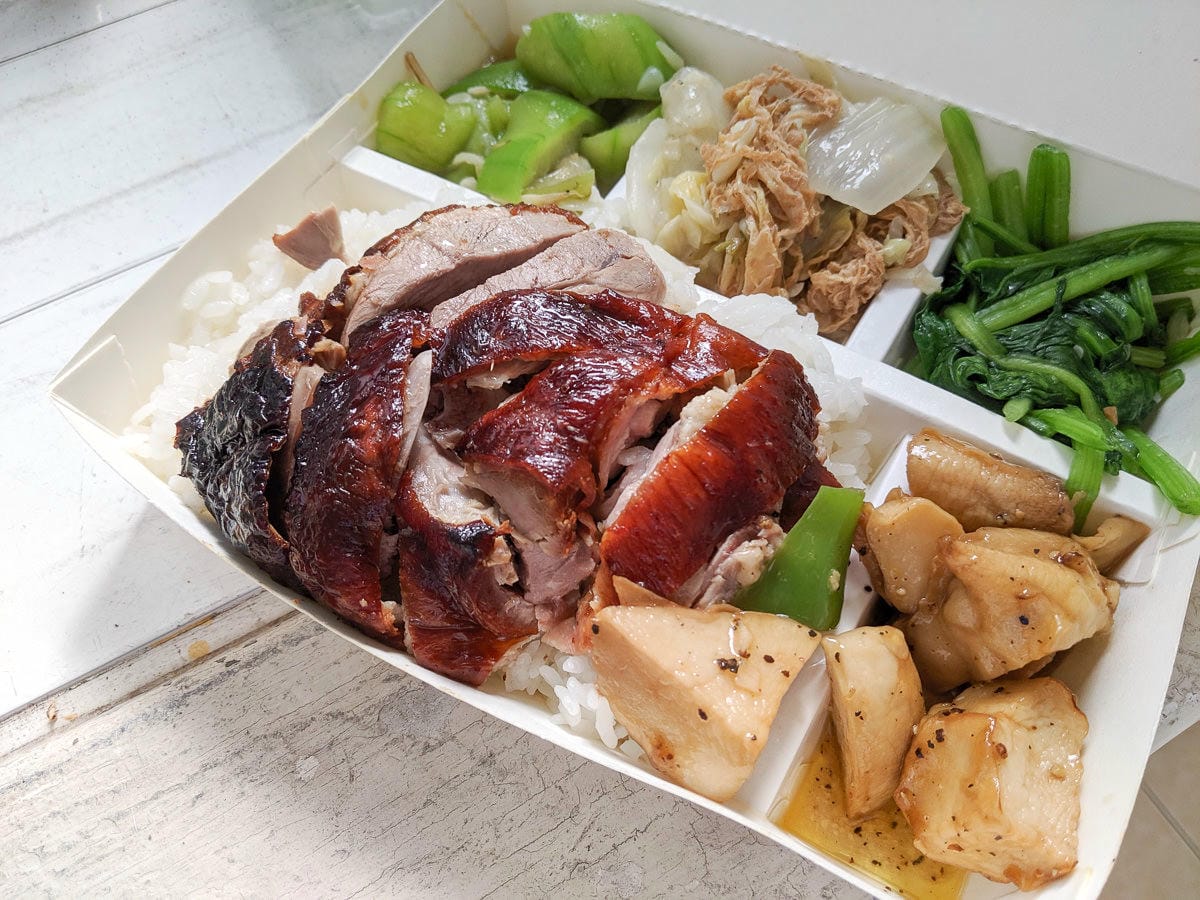 內湖安品燒臘正宗港式便當！燒肉真心不錯附菜單假日有開