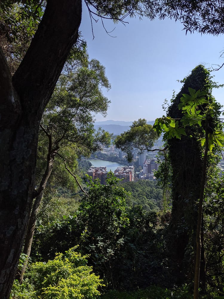 內湖剪刀石 大金面山稜線縱走步道手腳並用華麗登場