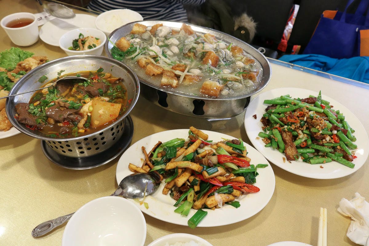 台北品冠客家小館 松山區平價客家菜聚餐合菜還送水果甜點招待