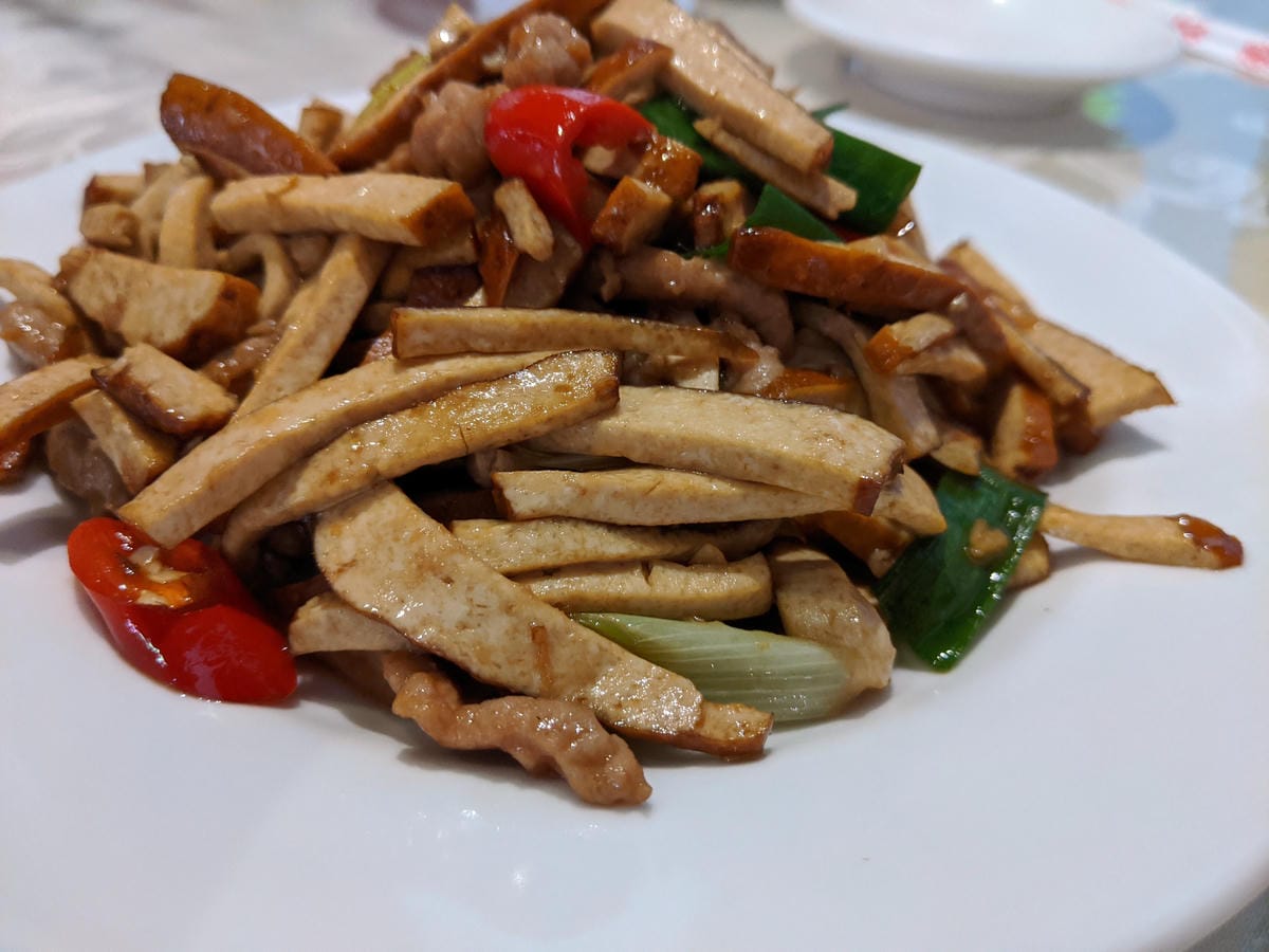 源味軒豆乾肉絲內湖合菜