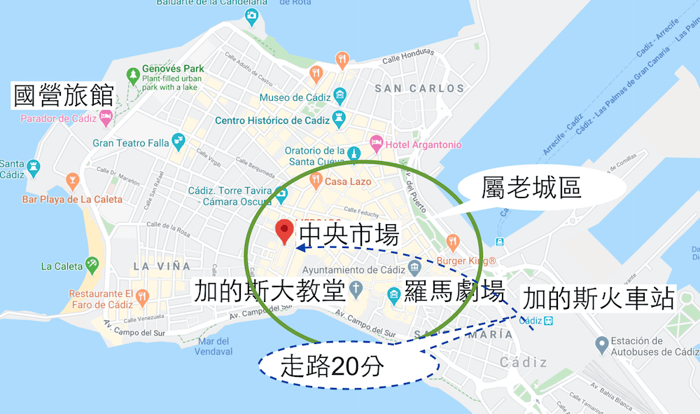 加的斯中央市場西歐最古中央市場西歐最古老城市菜市場海鮮海港