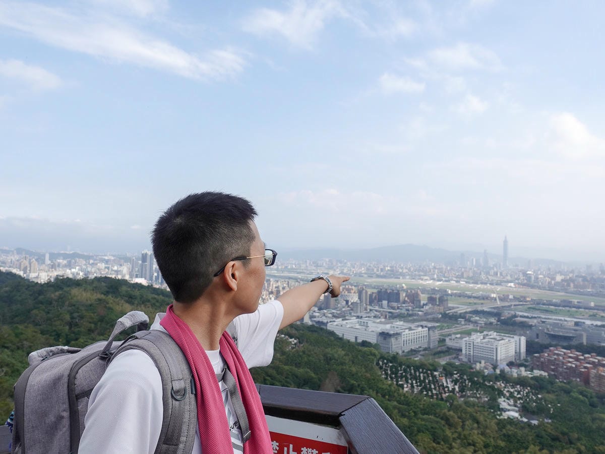 台北大縱走內湖忠勇山劍潭圓山支線老地方觀機平台 健行登山步道比你想得更豐富