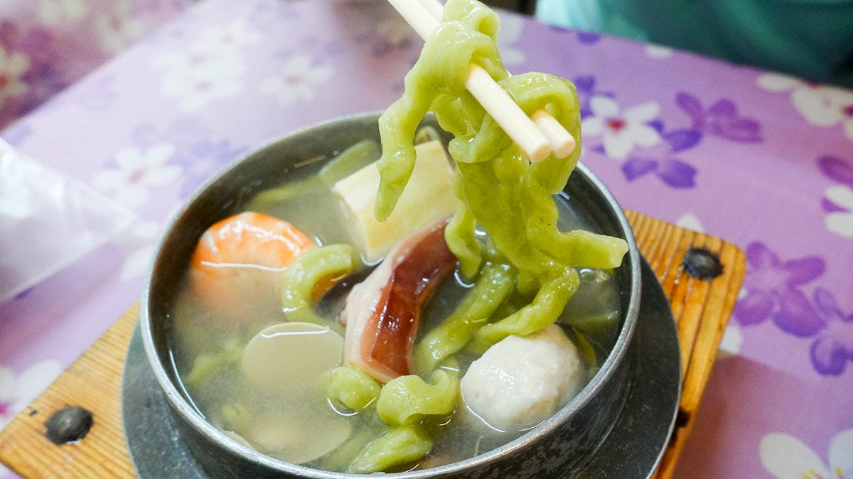 內湖美食四麵八方 鍋燒菠菜麵好吃 小菜驚艷