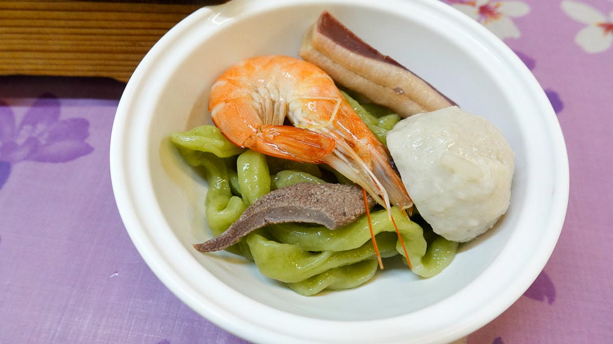 內湖美食四麵八方 鍋燒菠菜麵好吃 小菜驚艷