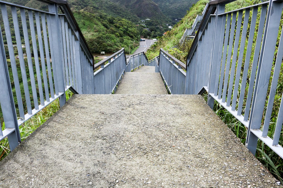 新北登山路線 報時山 六坑索道 煙囪稜 祈堂老街