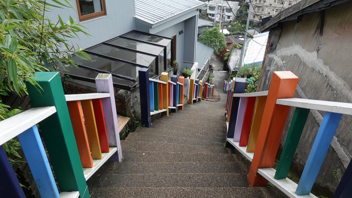 新北登山路線 報時山 六坑索道 煙囪稜 祈堂老街