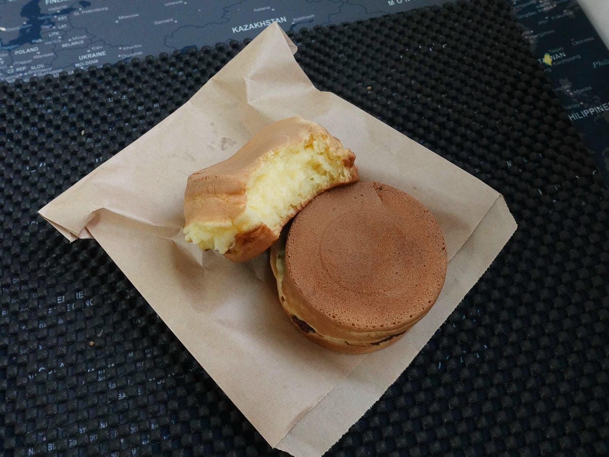 內湖文德黃昏市場 阿桃紅豆餅只要十元銅板下午茶超滿足