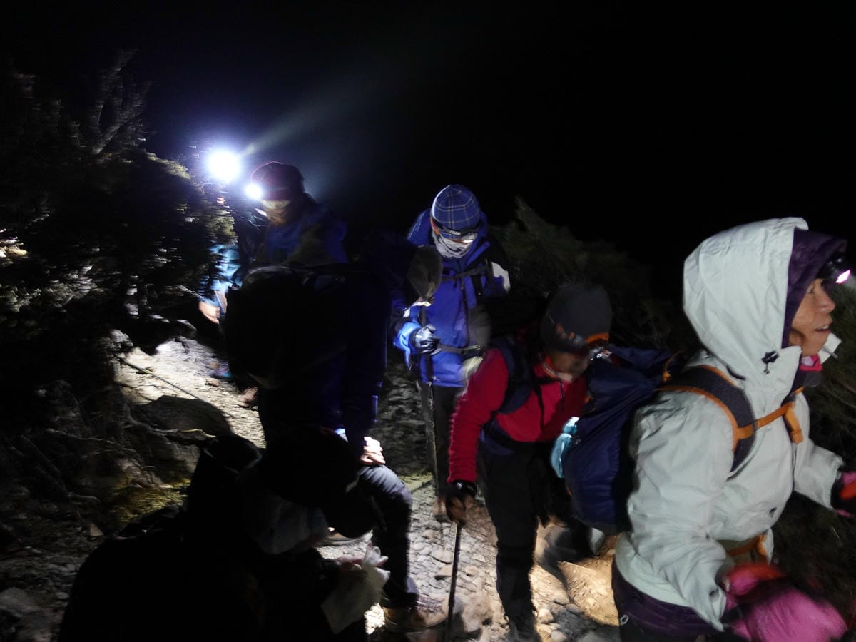 百岳新手玉山主峰兩天兩夜行程日記 Day2 摸黑登頂的人生大事