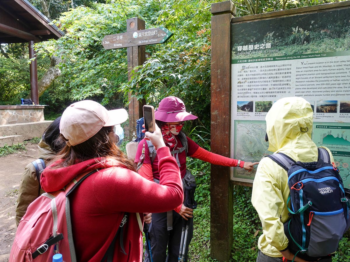 北投百岳練習 清天宮 面天坪 面天山 向天山 興福寮古道O形