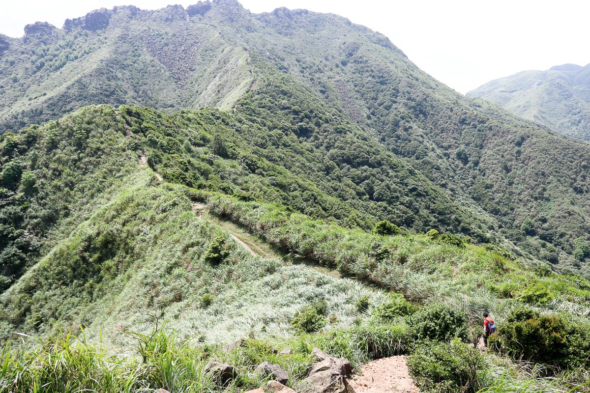 瑞芳茶壺山半屏山縱走 黃金三稜手腳並用氣勢不輸劍龍稜