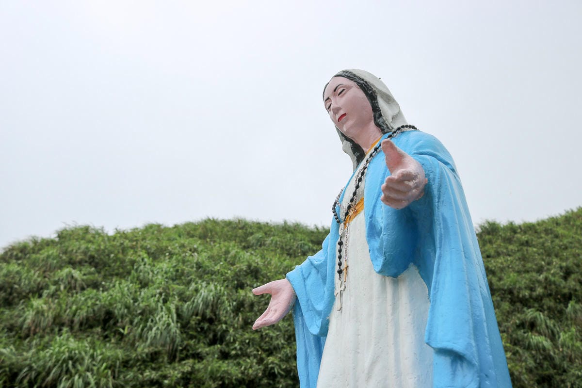 宜蘭礁溪聖母登山步道朝聖路 爬抹茶山聖母山莊沒說的真相