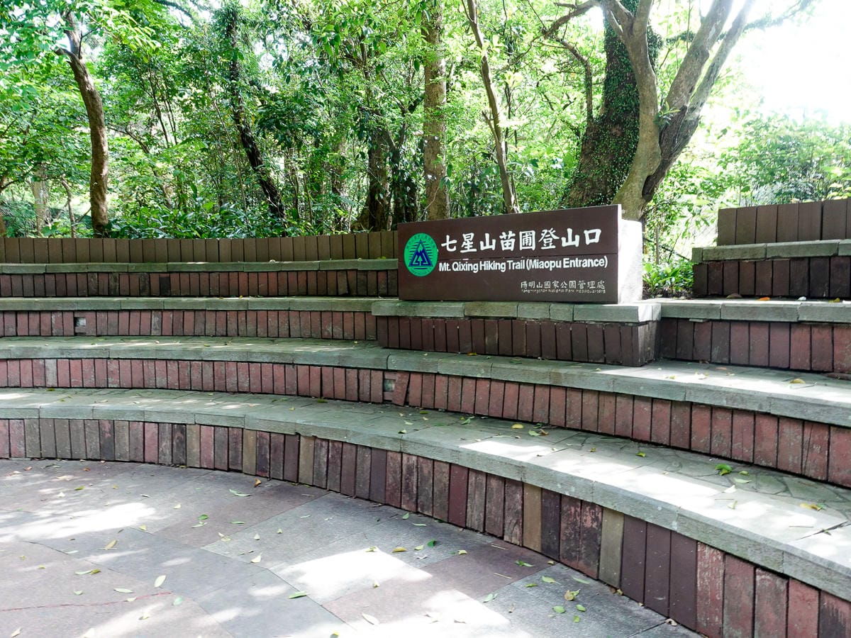 百岳練習場七星山主峰 苗圃線繞O形登頂台灣小百岳