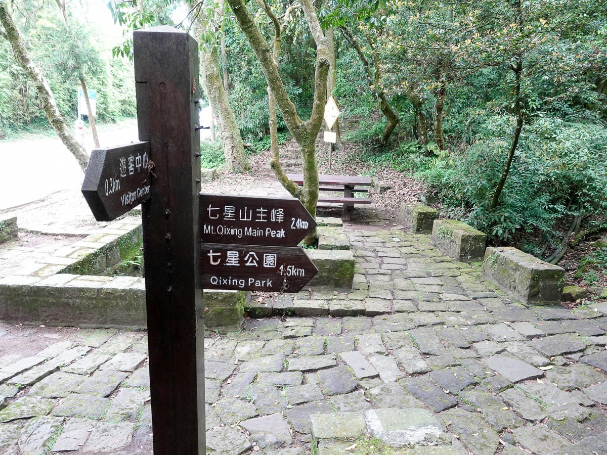 百岳練習場七星山主峰 苗圃線繞O形登頂台灣小百岳