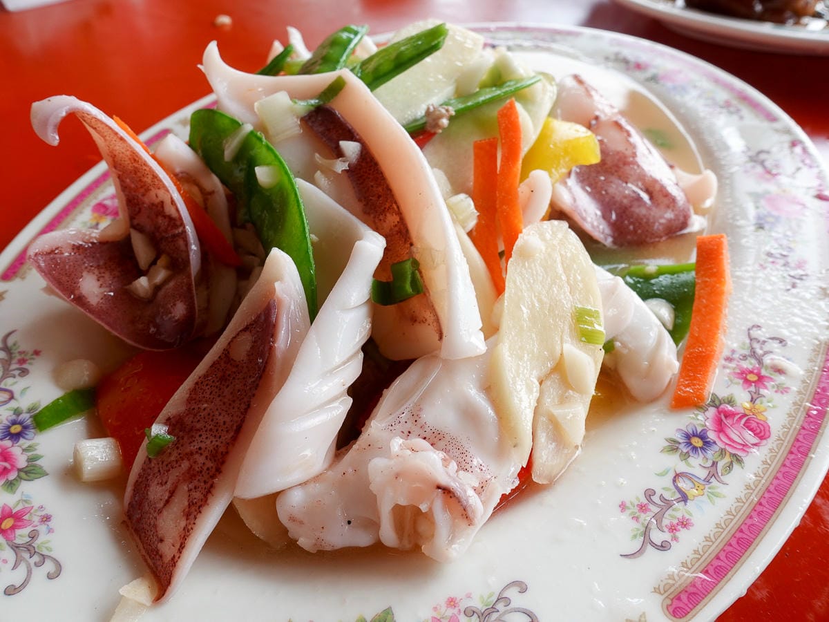 九份金瓜石阿嬤的廚房 人情古早味合菜想吃芋圓還得碰運氣