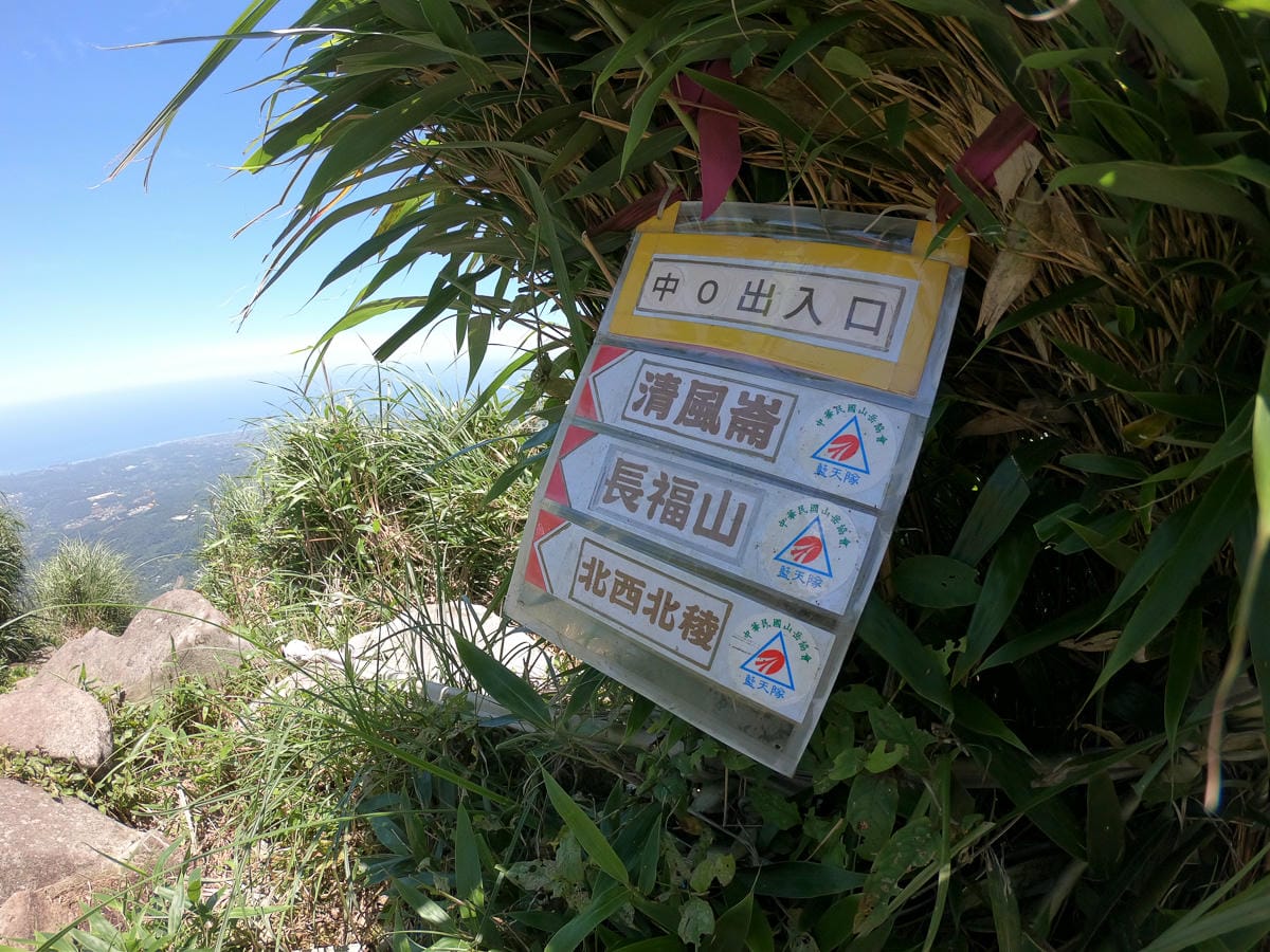 小觀音山群峰 北投三芝健行 直上小觀音山西峰唯美箭竹草坡