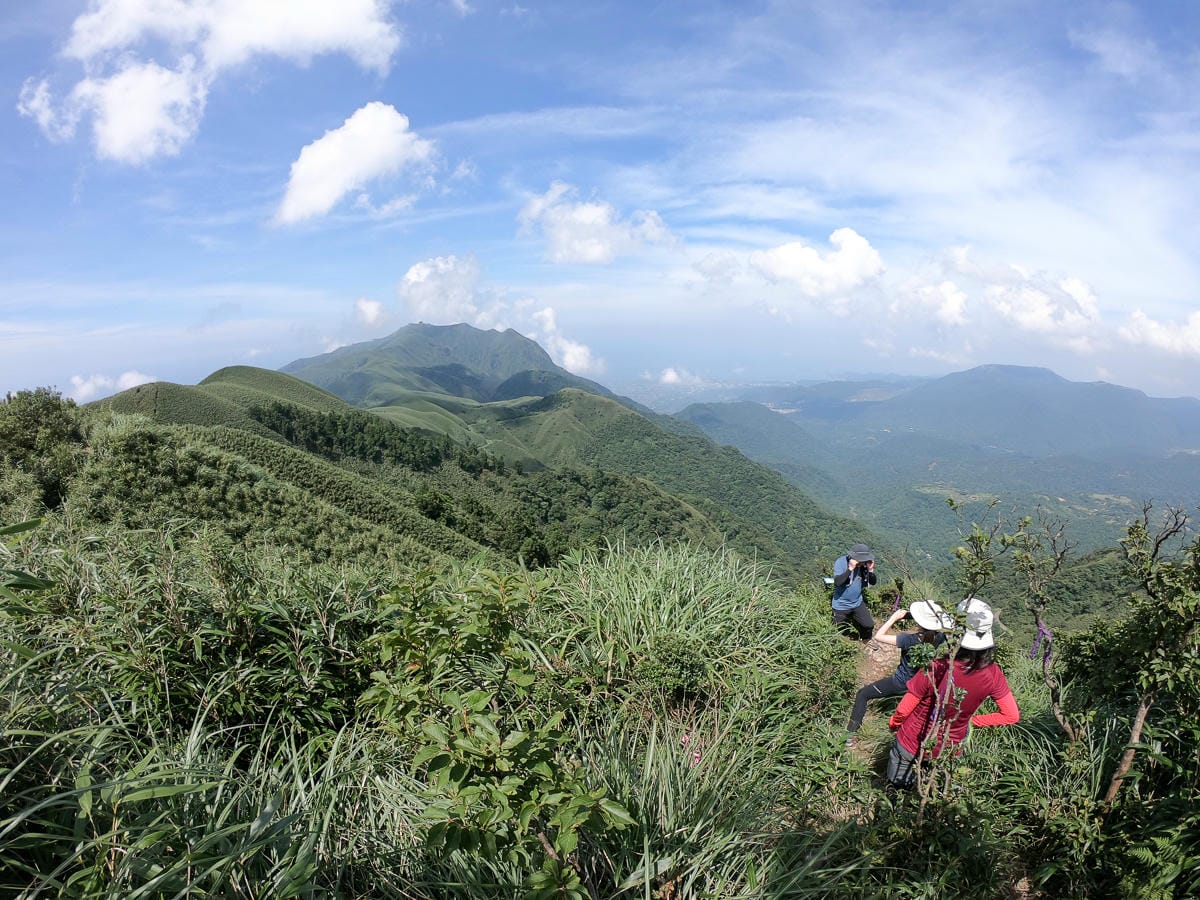 小觀音山群峰中O縱走 小觀音西峰 西西峰 清風崙 下切溪谷前進大屯溪 - 第39張圖 小觀音山
