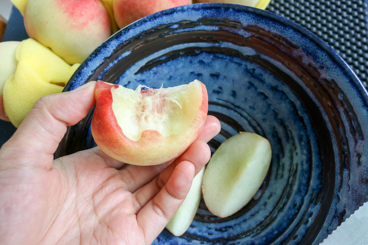 復興鄉拉拉山水蜜桃好吃到流湯 現採免運老蝦開團