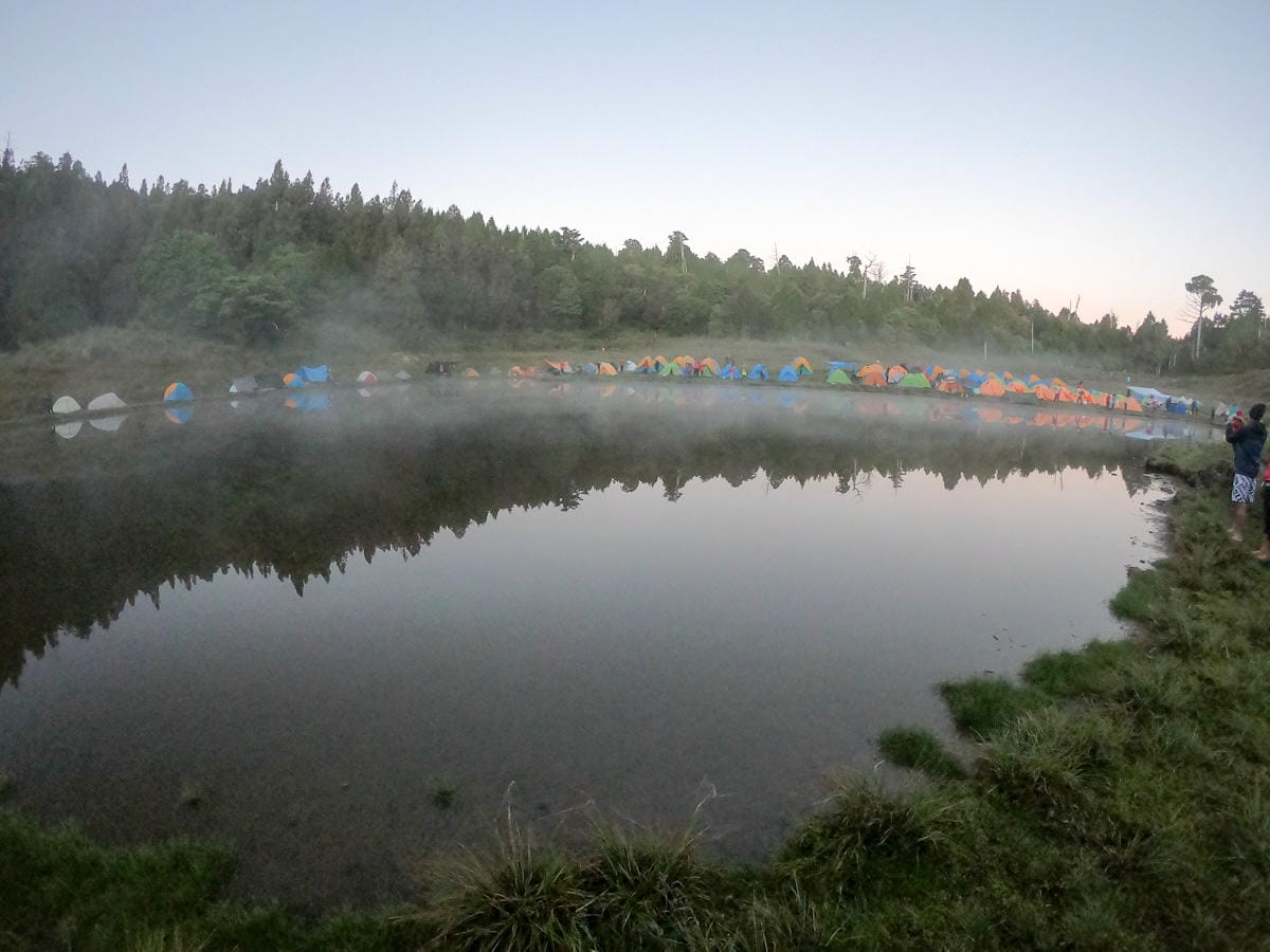 宜蘭加羅湖 加太縱走兩日露營太平山 倒木跨到飽會吃鞋的泥沼(中