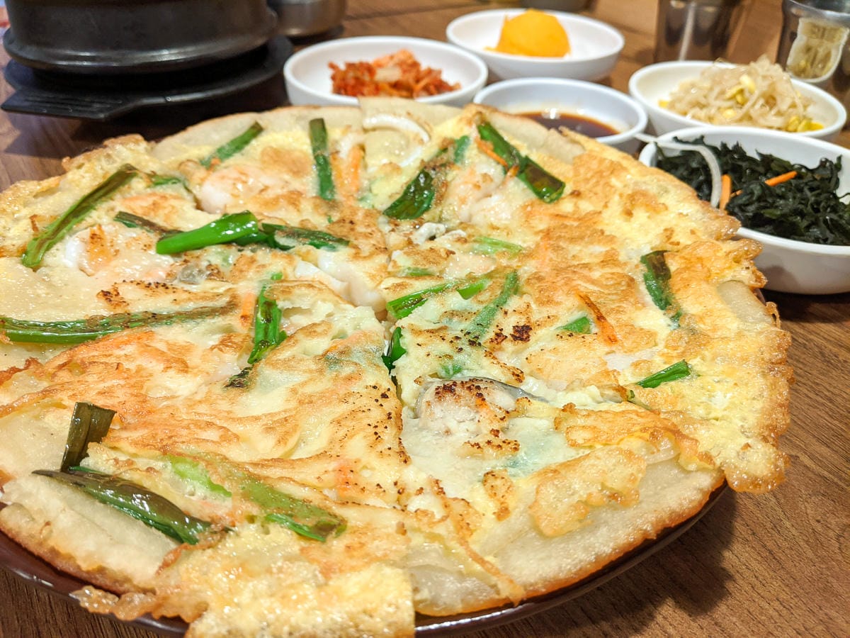 中和美食 金花子韓國料理捷運永安市場假日有開平價小菜吃到飽