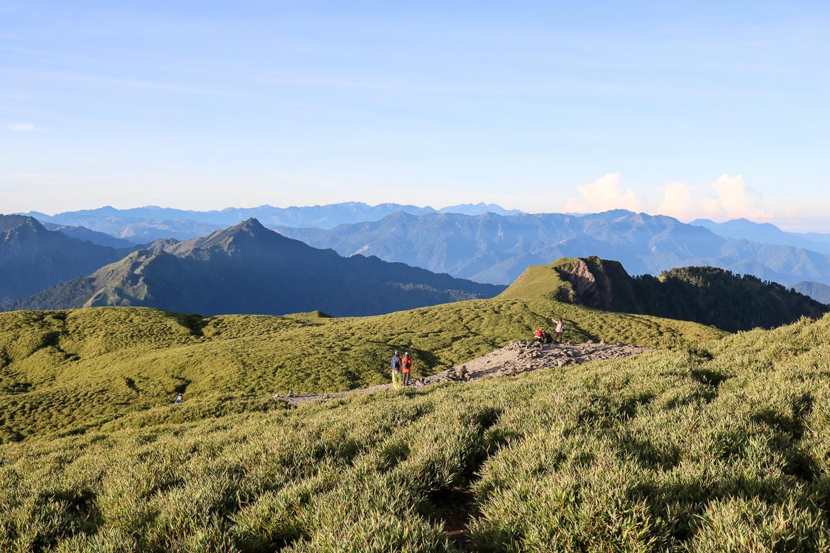 奇萊南華三天兩夜 奇萊南峰南華山 滾動在金色大草原上享樂大自然