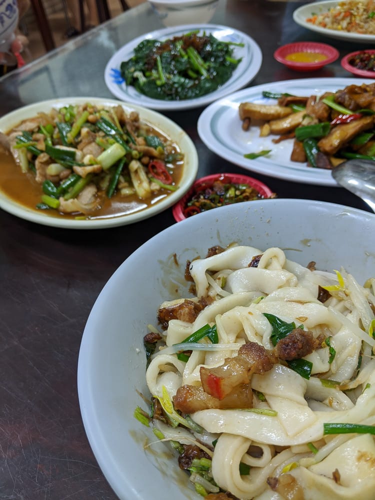新竹關西美食 原味平價小吃客家小炒客家粄條超好吃
