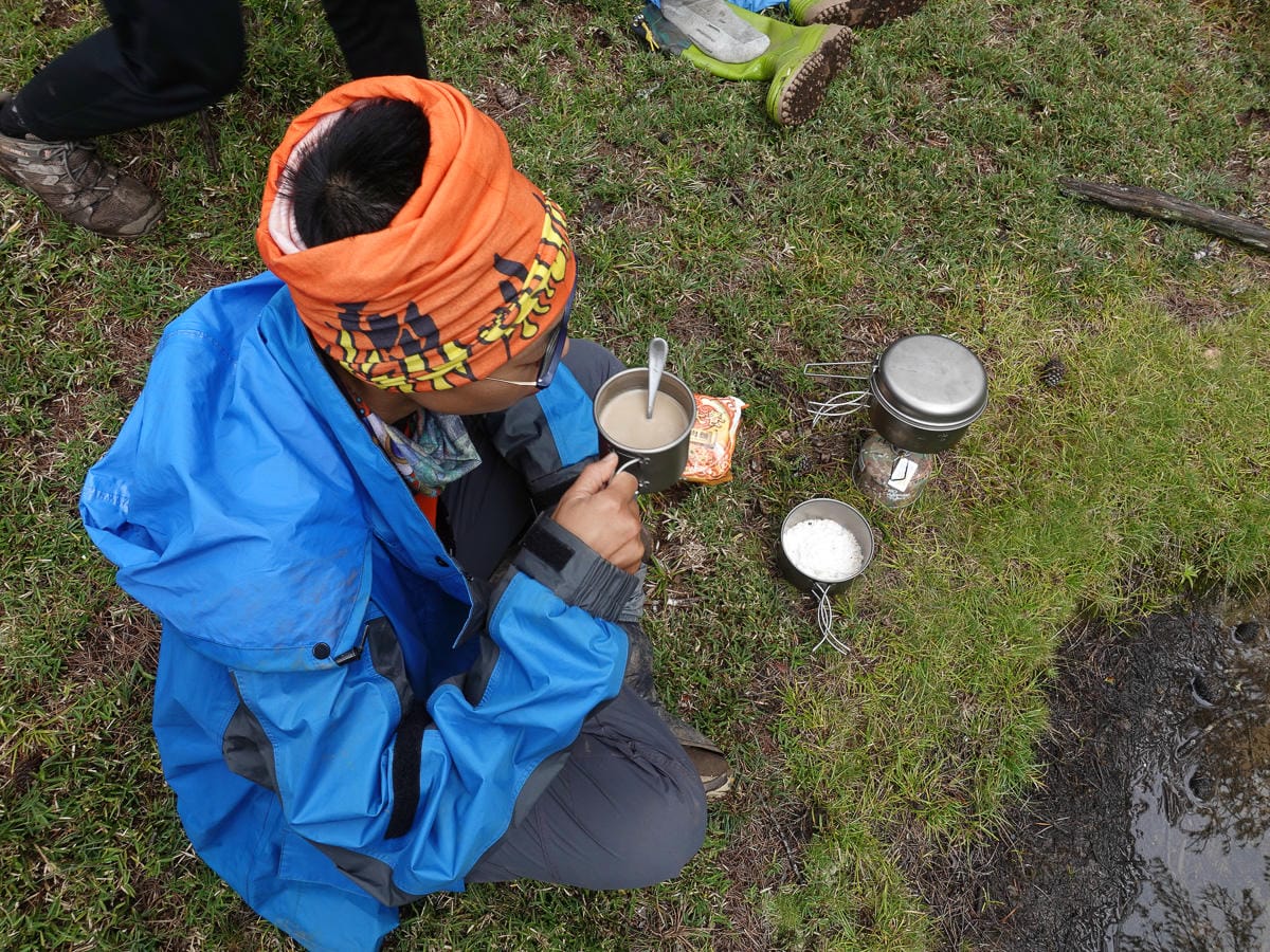 戒茂斯上嘉明湖O形順登三叉向陽 陡坡爬到想殺人 二