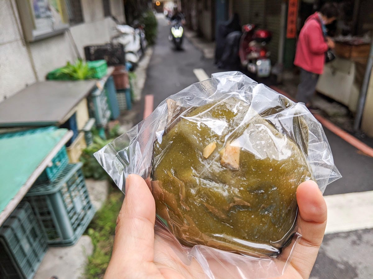 內湖737美食 阿市粿店的古早味手工草仔粿