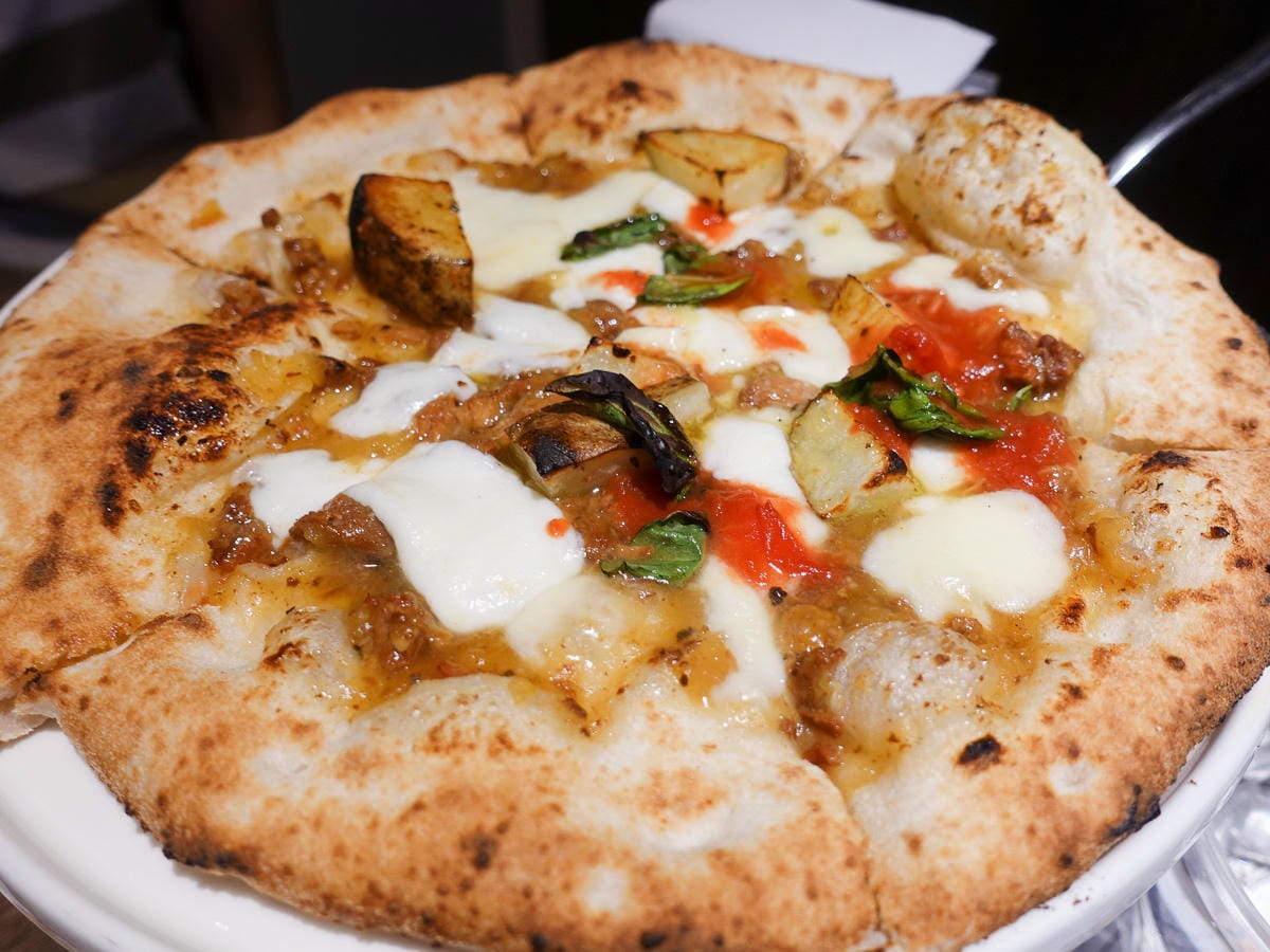 台北推薦窯烤披薩 BANCO八德店 PIZZA自製生麵披薩果然好吃