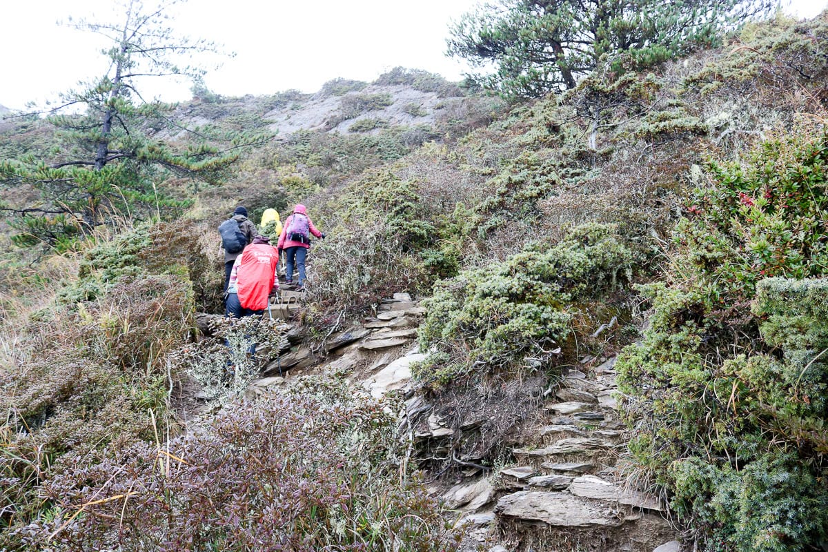 冬天合歡山天氣 強風難度合歡北峰與石門山 真心要有所準備