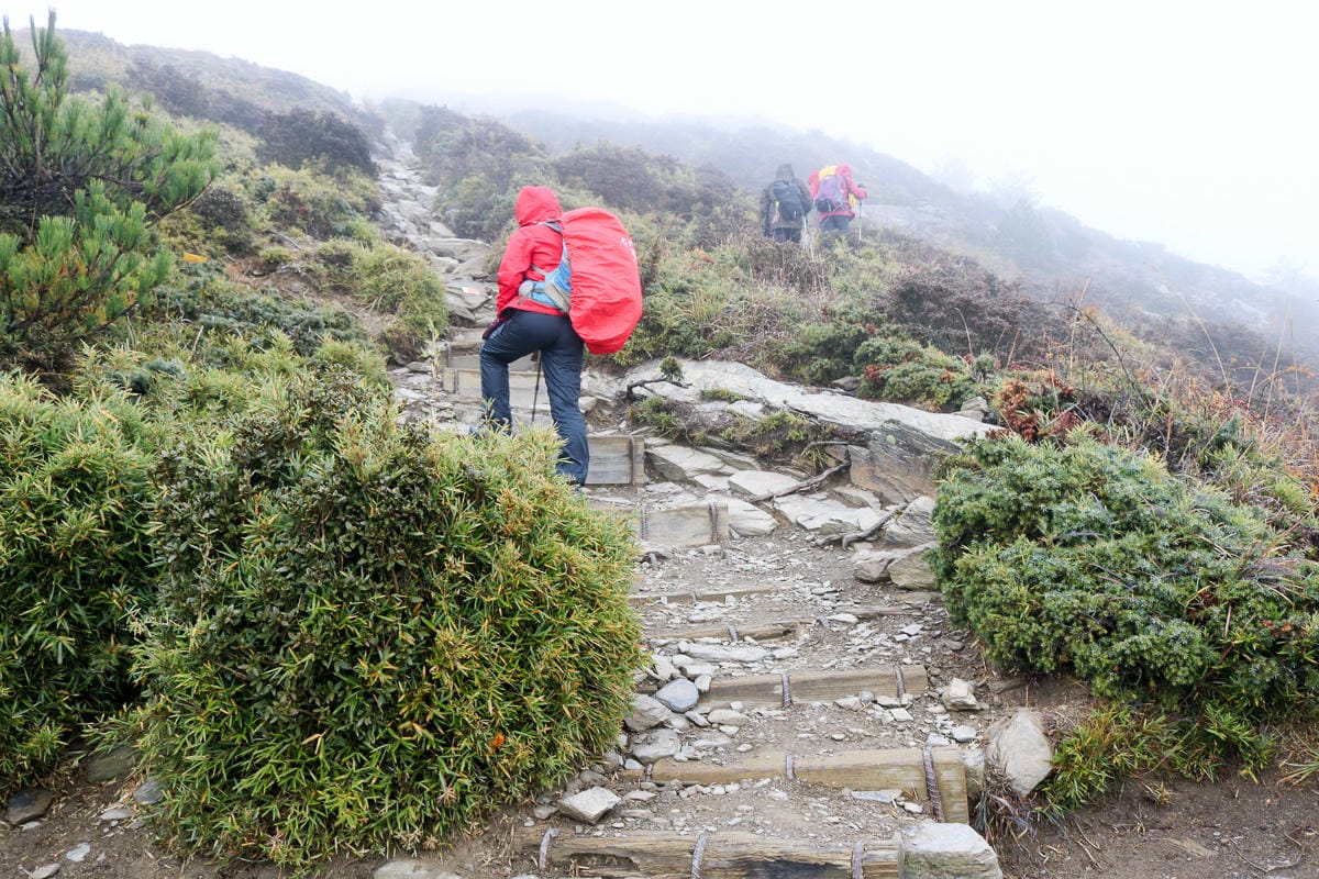 冬天合歡山天氣 強風難度合歡北峰與石門山 真心要有所準備