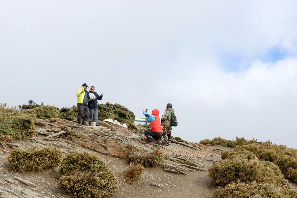 冬天合歡山天氣 強風難度合歡北峰與石門山 真心要有所準備