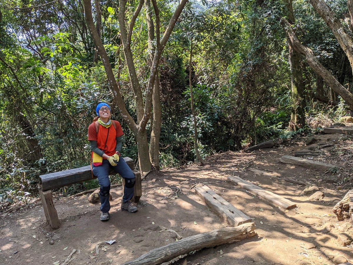 三峽五寮尖 刺激驚險爬山路線 峭壁雄峰拉繩垂降的體力活