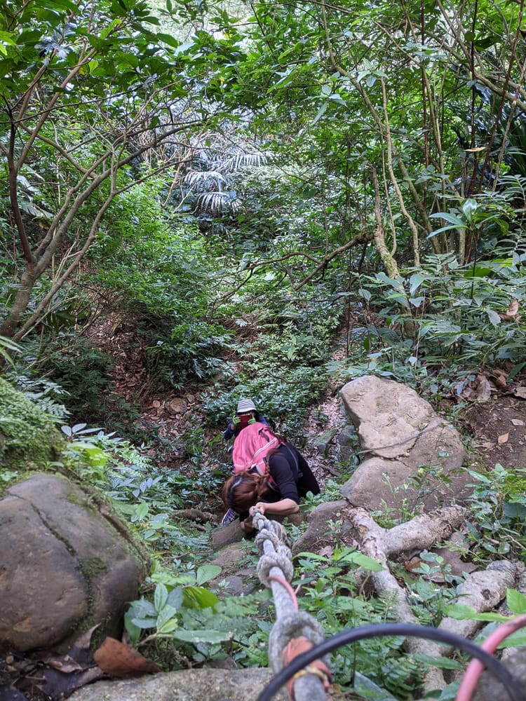 南港山攀岩步道 挑戰驚心動魄戶外攀爬場需要體能還要腦袋