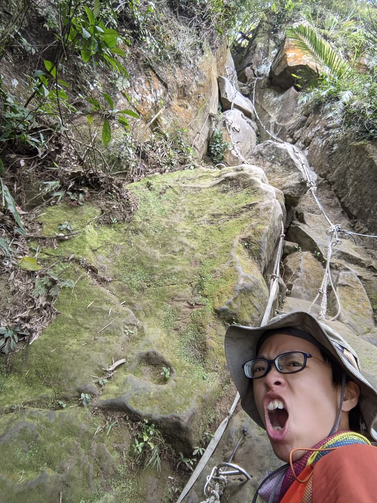 南港山攀岩步道 挑戰驚心動魄戶外攀爬場需要體能還要腦袋