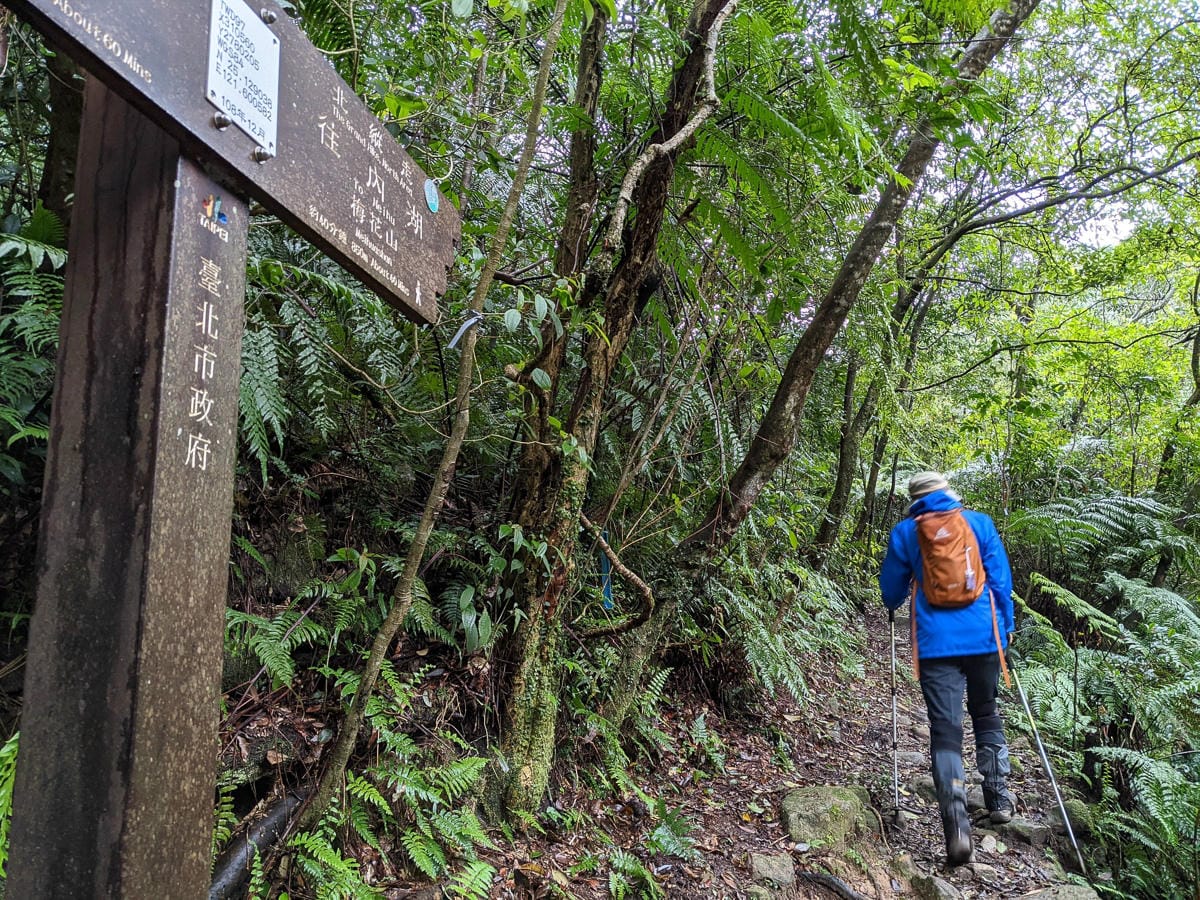 台北大縱走北四段 風櫃嘴到許願步道幸福廣場再接捷運大湖公園