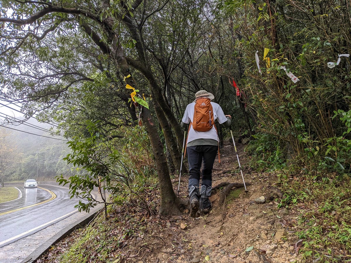 台北大縱走北四段 風櫃嘴到許願步道幸福廣場再接捷運大湖公園