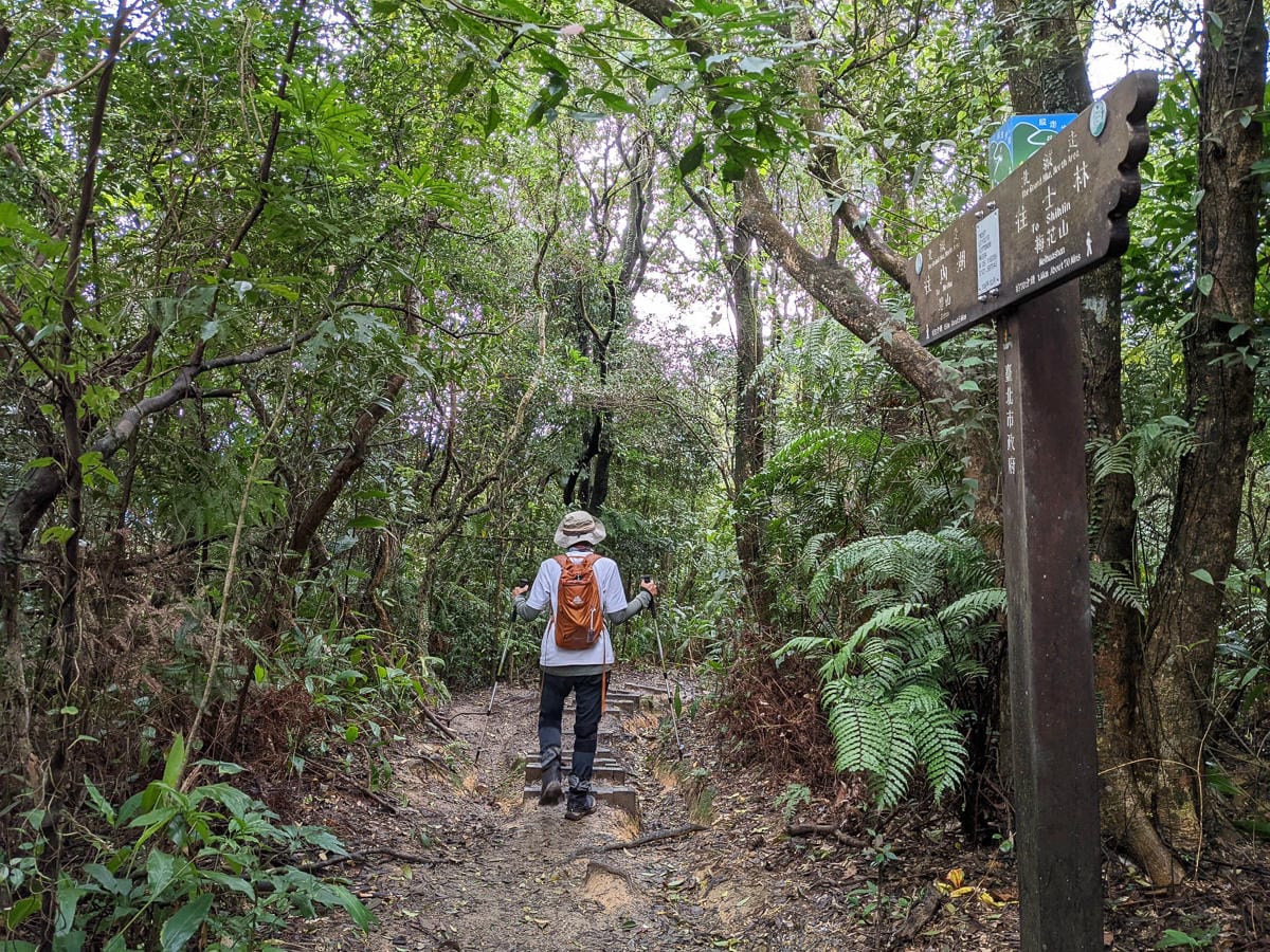 台北大縱走北四段 風櫃嘴到許願步道幸福廣場再接捷運大湖公園